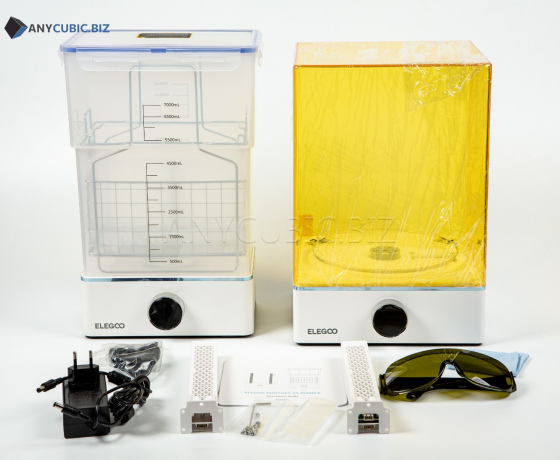 Фото 3 - Полімеризаційна камера (УФ-камера) та Мийка Elegoo Mercury XS