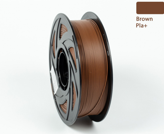 Фото 4 - Коричневий PLA Plus (ПЛА плюс) пластик філамент для 3D принтера 1кг, 1.75мм, 330м Filament