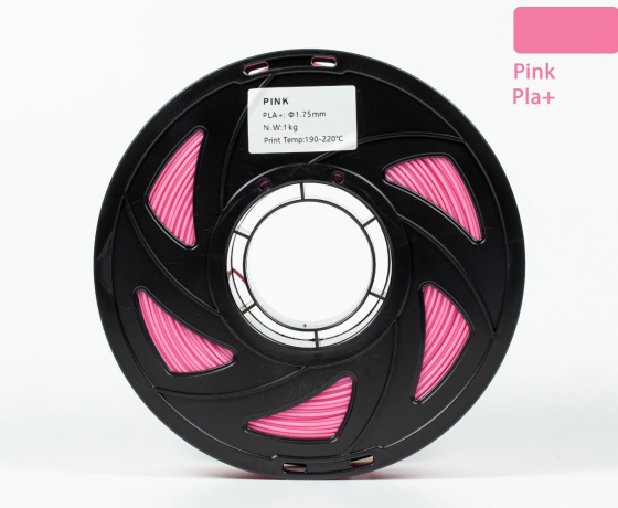 Фото 3 - Рожевий PLA Plus (ПЛА плюс) пластик філамент для 3D принтера 1кг, 1.75мм, 330м Filament