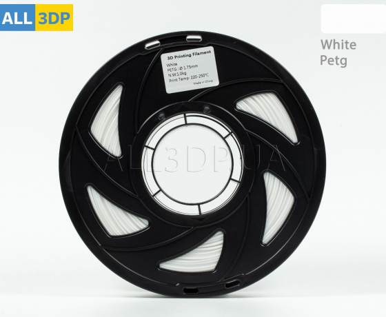 Фото 8 - Білий PETG пластик Tronxy для 3D принтера 340m | 1 кг | 1,75 мм