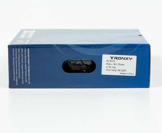 Фото 5 - Чорний PLA пластик Tronxy для 3D принтера 340m | 1 кг | 1,75 мм