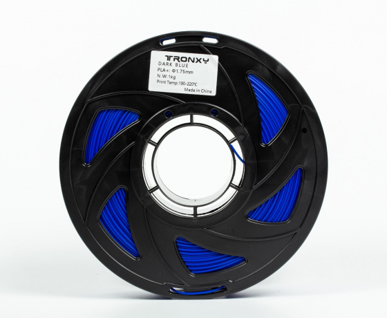 Фото 8 - Темно-синій PLA пластик Tronxy для 3D принтера 340м | 1 кг | 1,75 мм