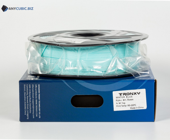 Фото 3 - Pla ПЛА філамент Аквамарин PLA для 3D-друку 1,75 мм 1 кг. Тронксі