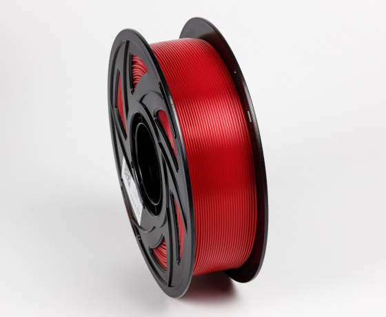 Фото 4 - Прозоро-червоний пла плюс пластик для 3D принтера ✾1кг✾1.75мм