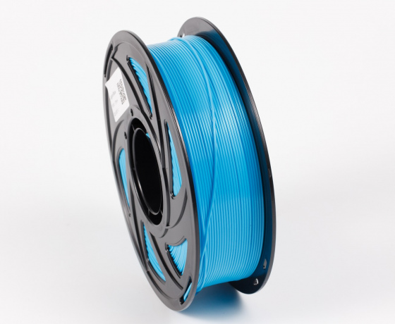 Фото 2 - Блакитний PETG (ПЕТГ) coPET пластик для 3D принтера | LightBlue PETG 1кг | 1.75мм | 330м