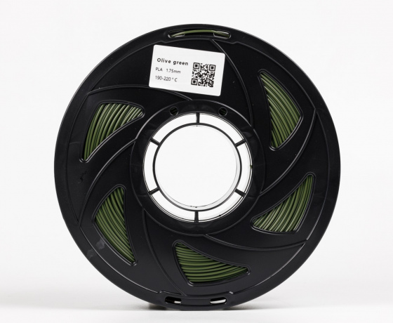 Фото 3 - Хакі Оливково-зелений PLA пластик для 3D принтера | ⚔ Pla Olive Green RAL 6003 ⚔ 1кг | 1.75мм | 330м