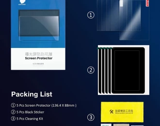 5шт. Плівка захисна для екрана Anycubic Photon Mono,Mono SE,Photon Mono 4K,Photon, Photon s,Photon Ultra,Photon D2 136.4 × 88 mm