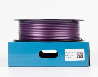 Фіолетовий Металік PETG пластик для 3D принтера | PETG Filament Metal violet 1кг | 1.75мм | 330м